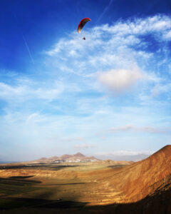 Paraglider in El Cuchillo